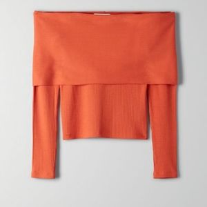 Brand new Babaton scala top in ORANGE